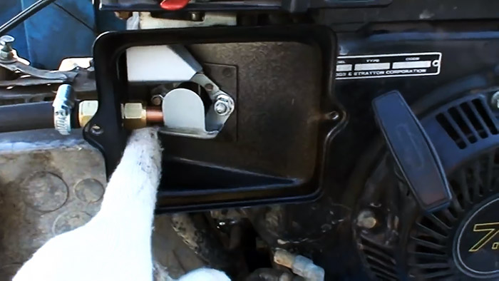 Как перевести бензиновый мотоблок на газ