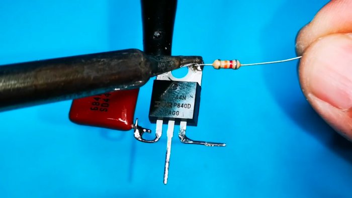 Как сделать кнопочный электронный регулятор на одном транзисторе
