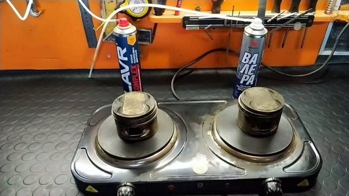 Эксперимент раскоксовка двигателя без разборки пенами ЛАВР и ВАЛЕРА