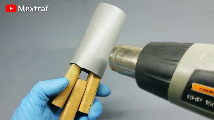 Как из ПВХ трубы сделать сенсорный светильник для мастерской
