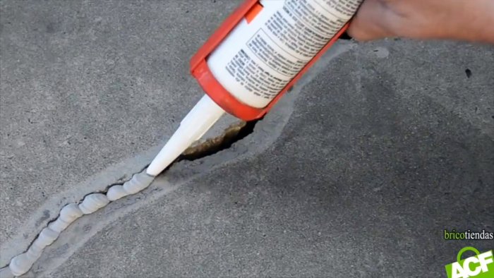 Как заделать трещину бетонной в стене или полу