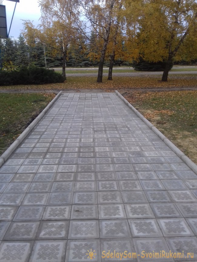 Восемь этапов укладки тротуарной плитки