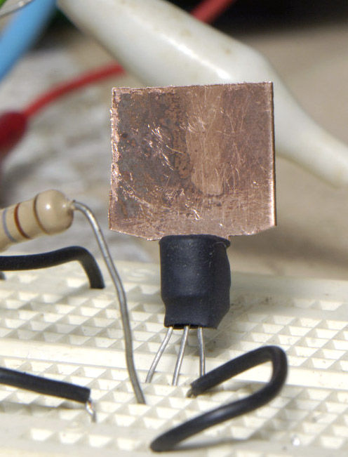 Радиатор для маломощных транзисторов