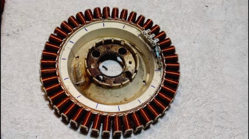 Электрогенератор - переделка двигателя от стиральной машины