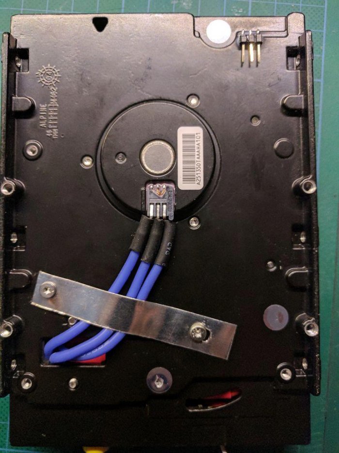 Шлифовальная машинка из HDD с регулировкой оборотов