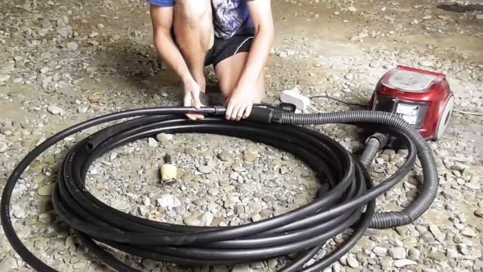 Как быстро и легко протянуть кабель через ПВХ трубу или гофру