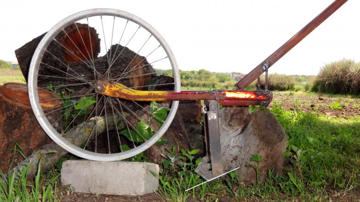Как на базе старого велосипеда сделать культиватор для прополки