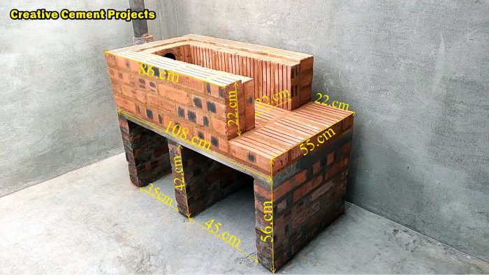 Печь-мангал из кирпича Как просто сделать своими руками