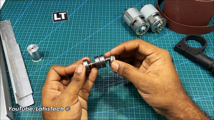 Как сделать компактный ручной гриндер на двигателе постоянного тока 775