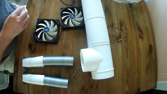 Как сделать простую вентиляцию с рекуперацией в доме или гараже для снижение расходов на отопление
