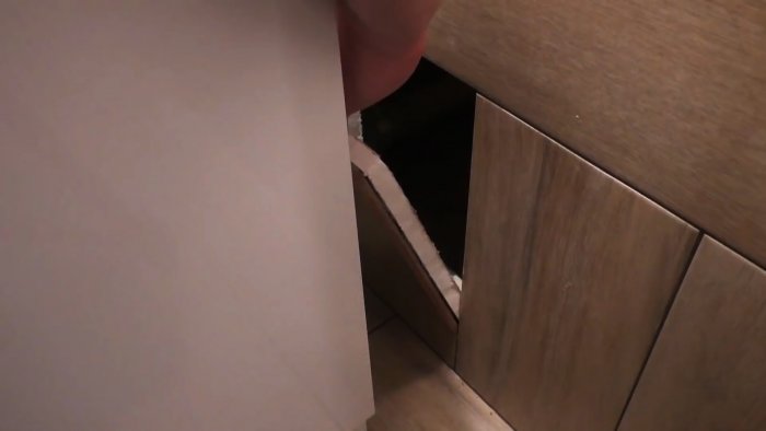 Как сделать скрытый люк под ванну своими руками