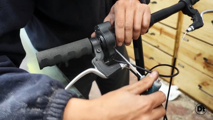 Как сделать простой электросамокат на базе детского велосипеда