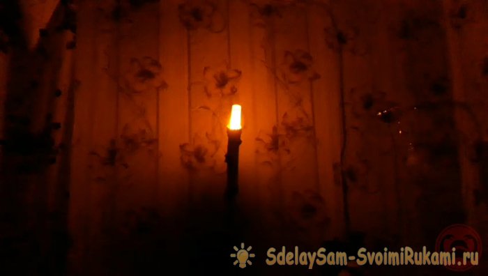 Как сделать обалденный светильник Электронный факел с эффектом мерцания