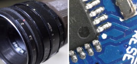 USB микроскоп для пайки из веб-камеры и старого объектива фотоаппарата