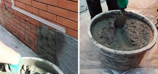 Как замешать послушный и прочный цементный раствор для отделки фасада в период осень-весна