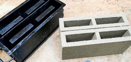 Как сделать форму для формовки сразу двух пустотелых блоков на цементе