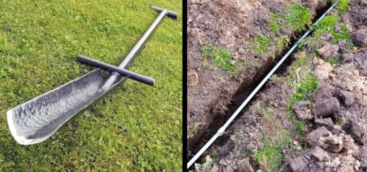 Как сделать траншейную лопату из хлама Быстрое рытье траншей обеспечено