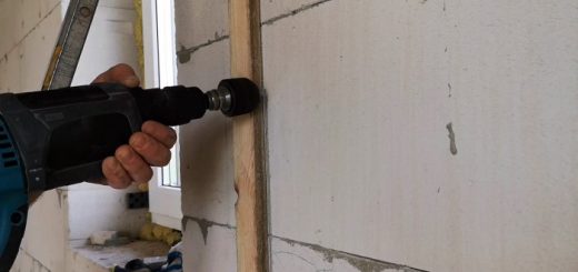 Как штробить стену дрелью без штробореза в газобетоне быстро