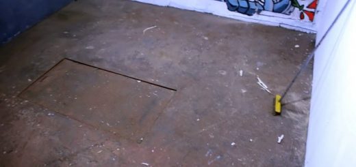 Как восстановить и покрасить осыпающийся бетонный пол