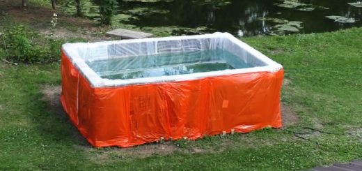 Как из поддонов построить дешевый большой бассейн за 1 день