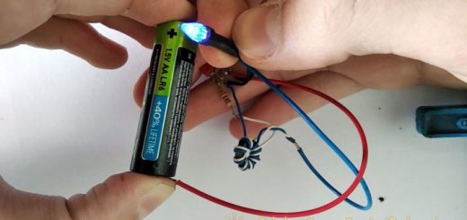 Преобразователь который заставит светится светодиод от одной батарейки