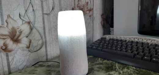 Как сделать настольную лампу из старой кружки со встроенным аккумулятором