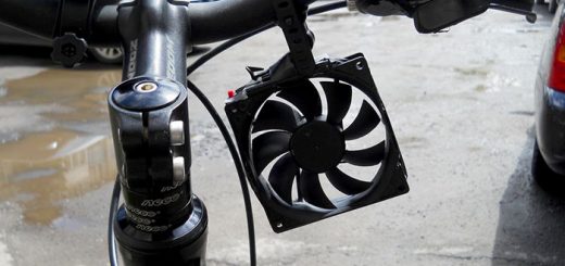 Ветрогенератор на велосипед из компьютерного вентилятора